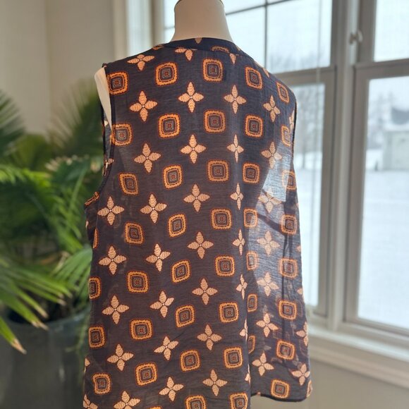 Cabi Louis Sleeveless Blouse Top - Size XL - Picture 6 of 11